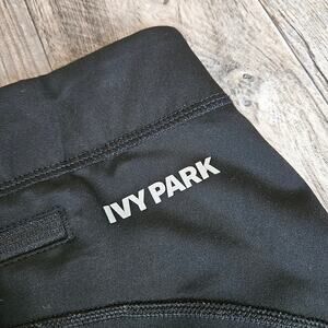 Beyonce Ivy Park Compression Cycling Shorts Biker Black Active Outdoor Pocket XS